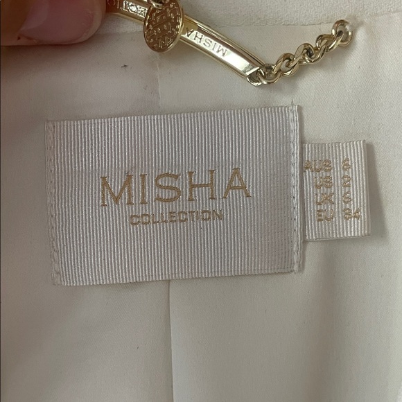 MISHA COLLECTION White Blazer with Bell Sleeves - Picture 4 of 12